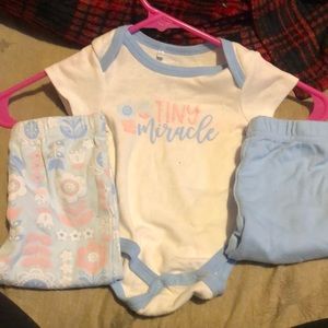 Cute baby blue girl outfit
